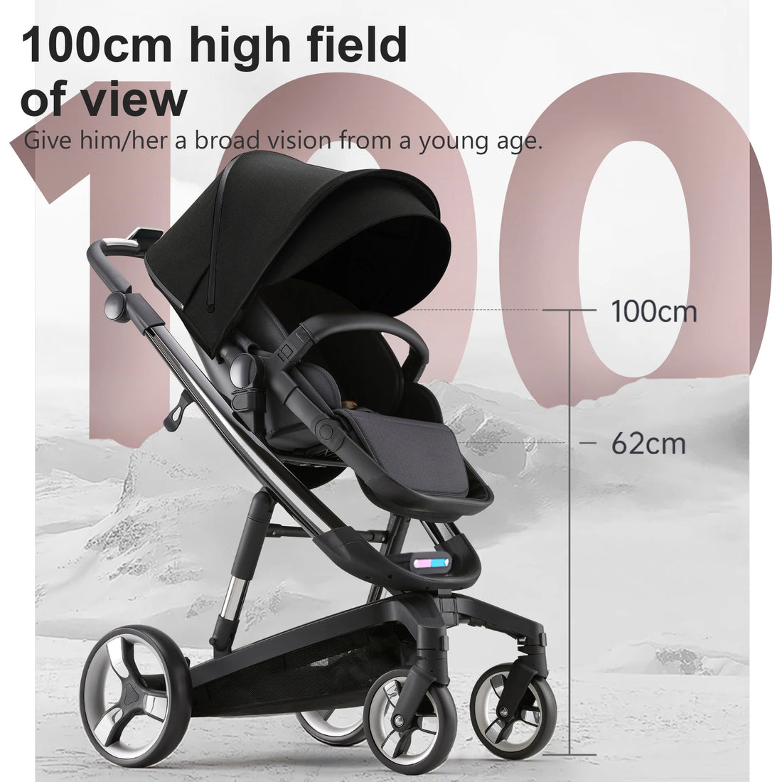 Baby stroller baby accessories baby cars stroller for newborns Intelligent baby carriage newborn baby light baby stroller pram