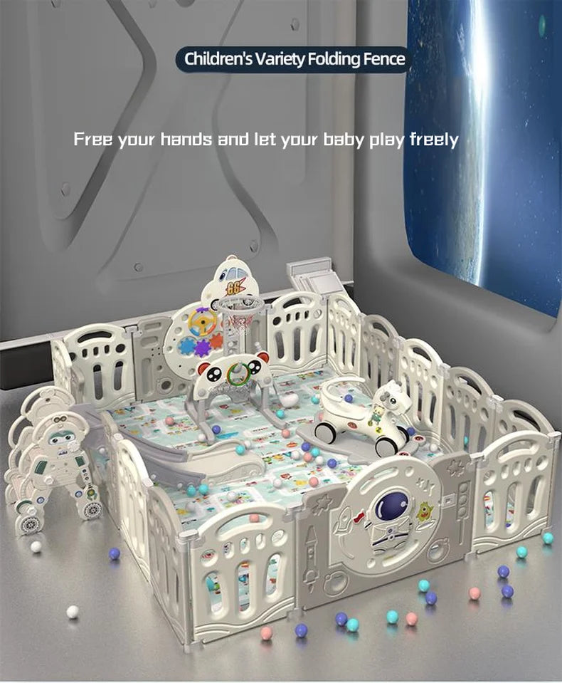 Baby playpen Baby playground baby activity fence play zone baby corral Baby room children's playpen games for babies ball pool