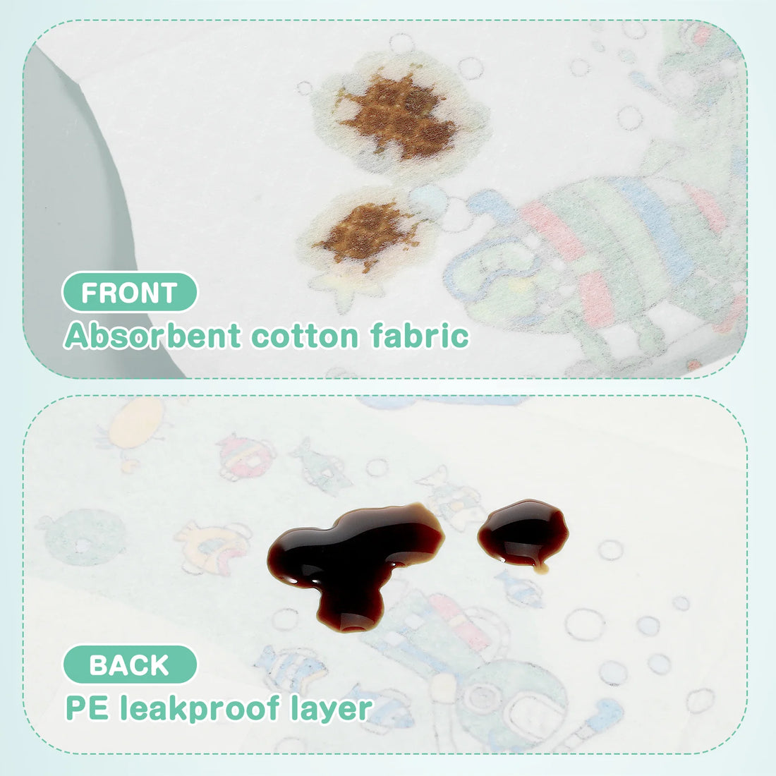 40 Pcs Disposable Waterproof Feeding Bib Baby Meal Apron Toddler Eating Protection Cover Kids Drool Bibs Disposable Infant Meal