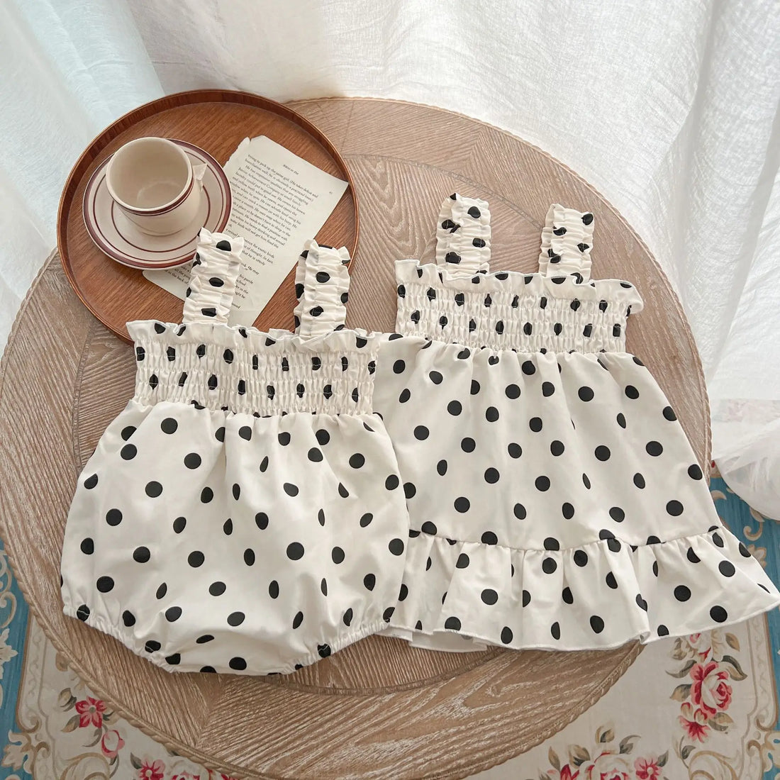 Summer baby halter Western wave point baby baby princess dress summer baby halter dress Onepiece Fashion Baby Clothing