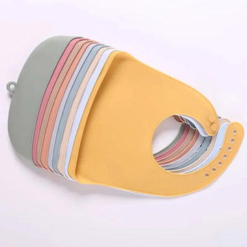 Silicone Baby Eating Bibs Easy to Clean Baby Bibs Drooling Towel Waterproof Children Silicone Bibs