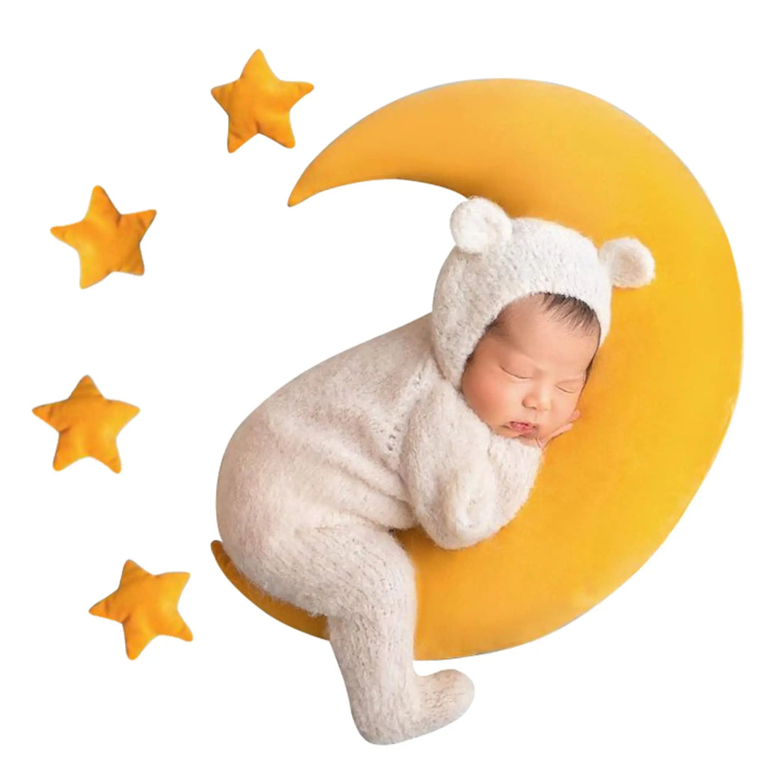 Baby Moon Star Pillows Newborn Posing Pillow Newborn Photography Prop Newborn Photography Posing Pillows Newborn Props