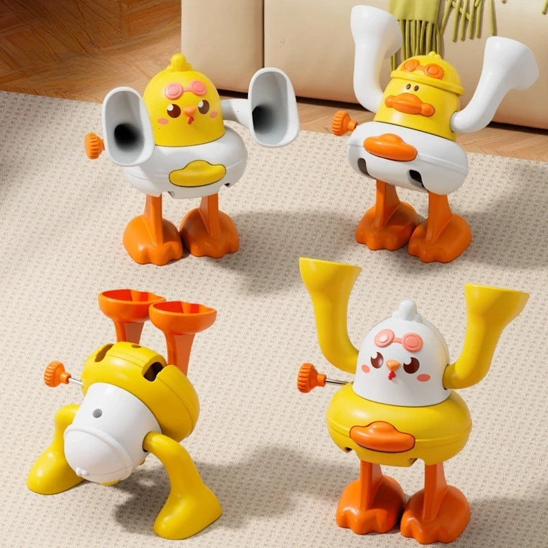 Crawling Baby Toys 6 12 Months Rolling Clockwork Duck Wind Up Infant Tummy Time Baby Toys Early Educational Toys for Babies Gift