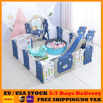 Baby Playpen Baby Playground baby activity fence Activities Baby Fence Baby Items pool balls for Baby slide games for children