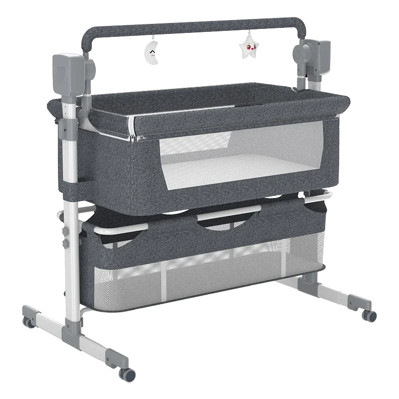 Baby Bed Baby Crib Bed For Newborn Baby Baby Accessories Cradle For Newborns Smart Electric Baby Swing Bluetooth Baby Swing