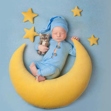 Baby Moon Star Pillows Newborn Posing Pillow Newborn Photography Prop Newborn Photography Posing Pillows Newborn Props